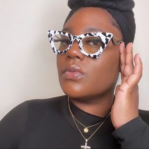 Black and White Blue Light Glasses